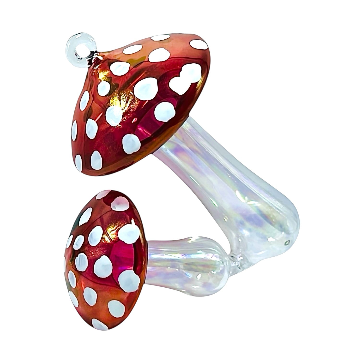 Hand Blown Mushroom